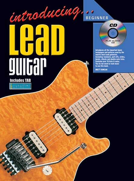 Lead Guitar Techniques Book with CD and Tablature