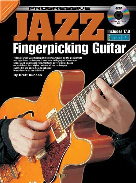 Progressive Jazz Fingerpicking Guitar Book and CD