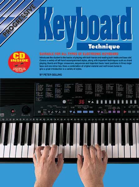Progressive Keyboard Technique Book with CD