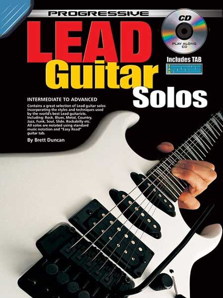 Progressive Lead Guitar Solos Book with CD