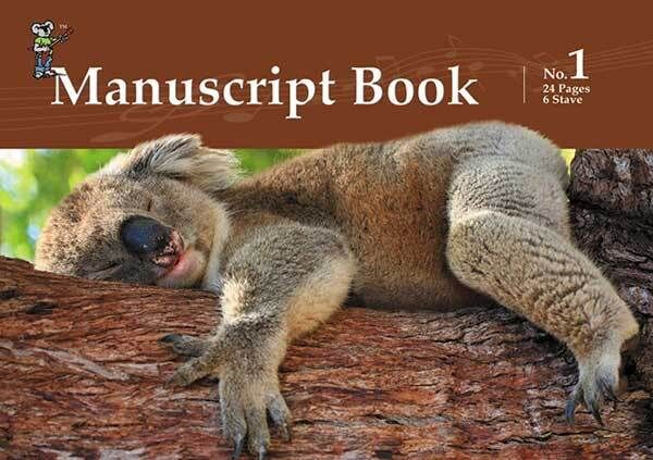 A5 6 Stave Manuscript Book 1 Stapled - 24 Pages