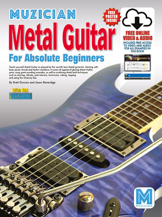 Muzician Beginner Metal Guitar Book
