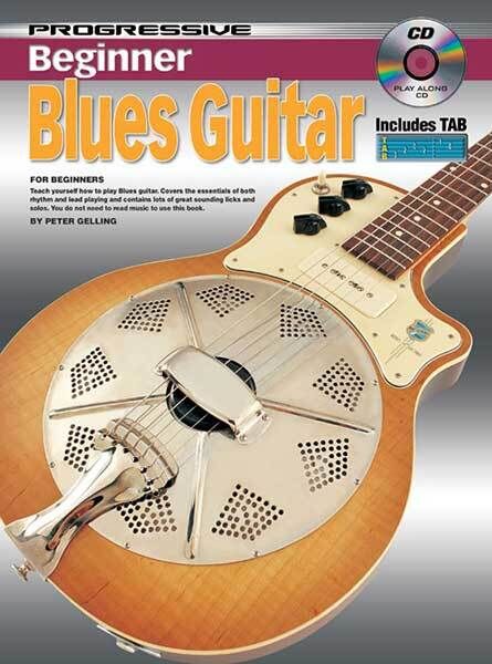 Progressive Beginner Blues Guitar Book with CD