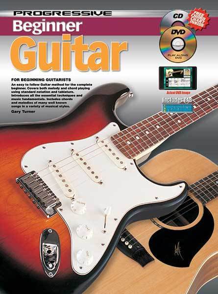 Progressive Beginner Guitar Book/CD/DVD Book