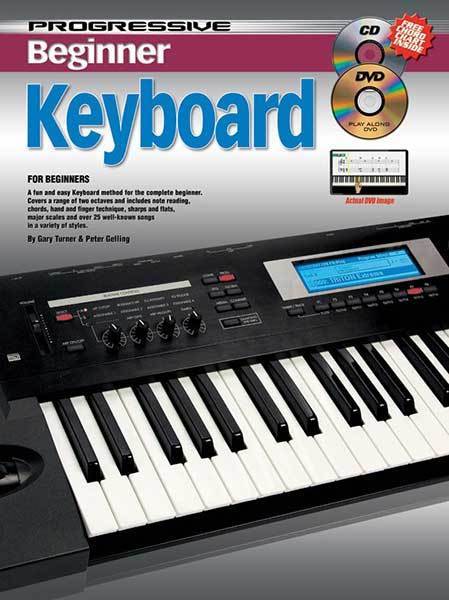 Progressive Beginner Keyboard Book/CD/DVD Book