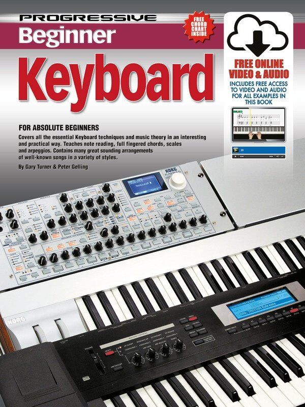 Progressive Beginner Keyboard with DVD & CD for Easy Learning