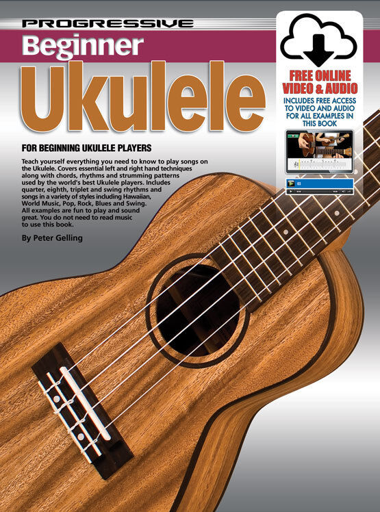 Progressive Beginner Ukulele Book with Online Video & Audio Access