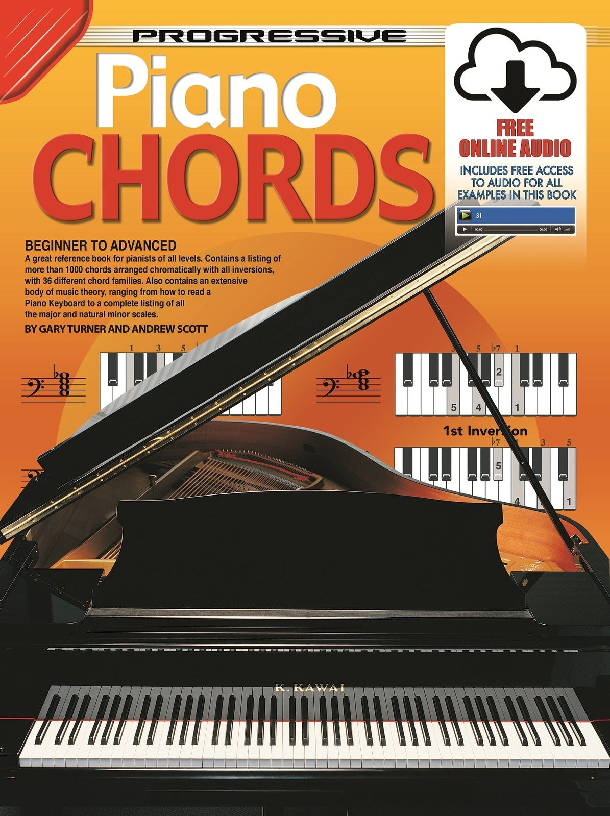 Progressive Piano Chords Book with Online Audio Access