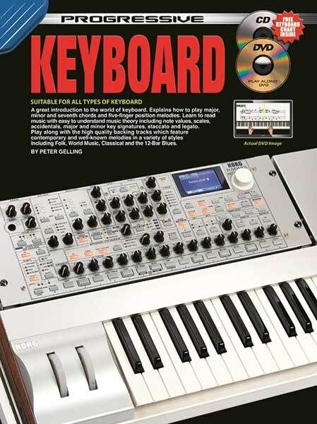 Progressive Keyboard Book with CD/DVD