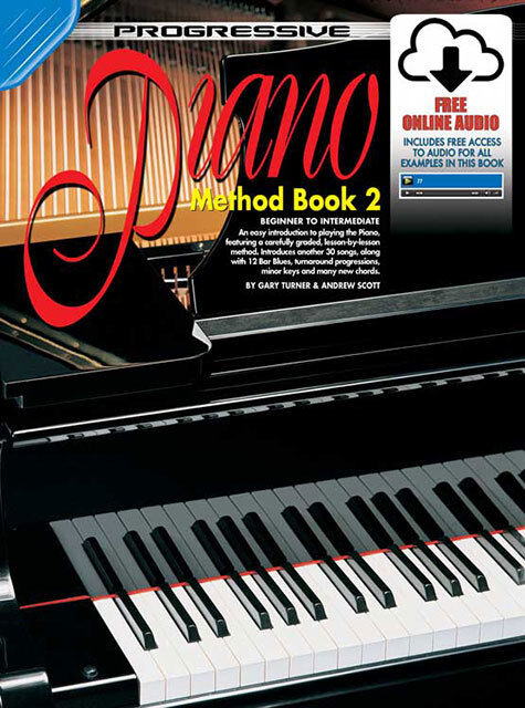 Progressive Piano Method Book 2 with Online Video & Audio Access