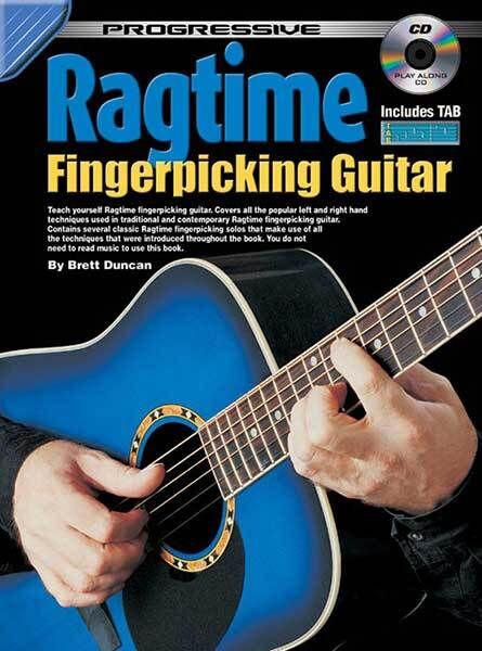 Progressive Ragtime Fingerpicking Guitar Book with CD