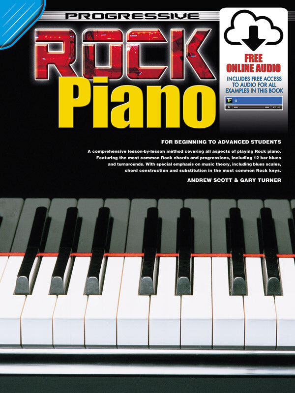 Progressive Rock Piano Book with Online Audio