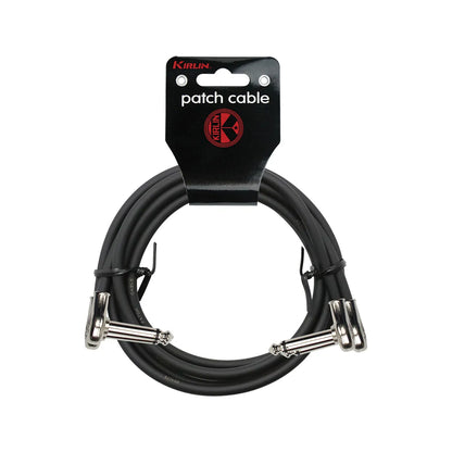 Kirlin 40" Flat Connector Black Patch Cables 2-Pack KPSK2243BK-40 — view 2