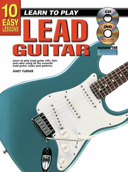 10 Easy Lessons to Learn Lead Guitar Book/CD/DVD