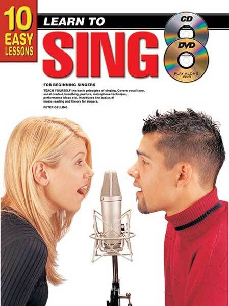 10 Easy Lessons to Learn Singing Book/CD/DVD