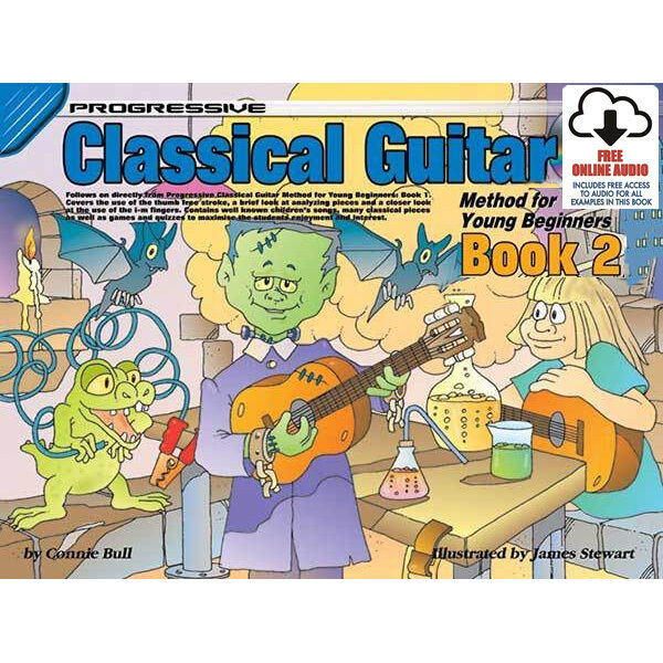Progressive Classical Guitar Method 2 for Young Beginners Book with Online Audio Access