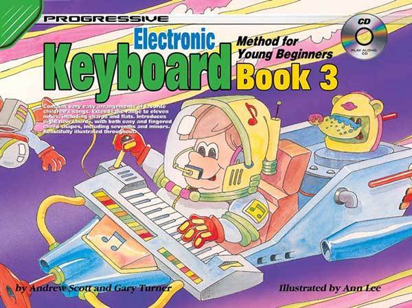 Progressive Keyboard Book 3 For Young Beginners Book/CD