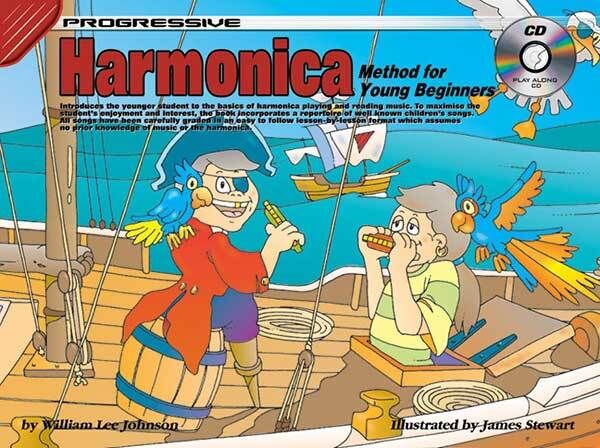 Progressive Harmonica Method for Young Beginners Book with CD