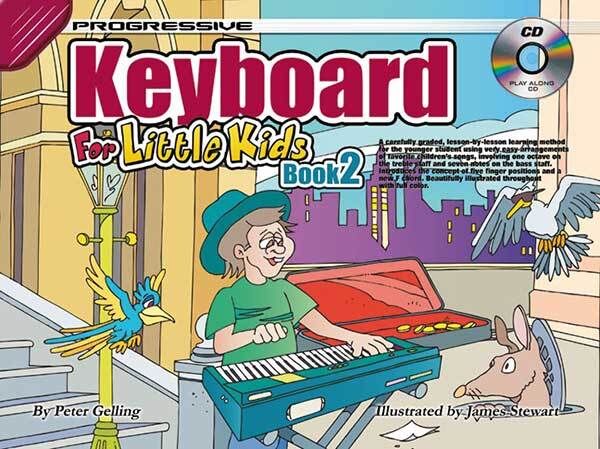 Progressive Keyboard Book 2 for Little Kids with CD