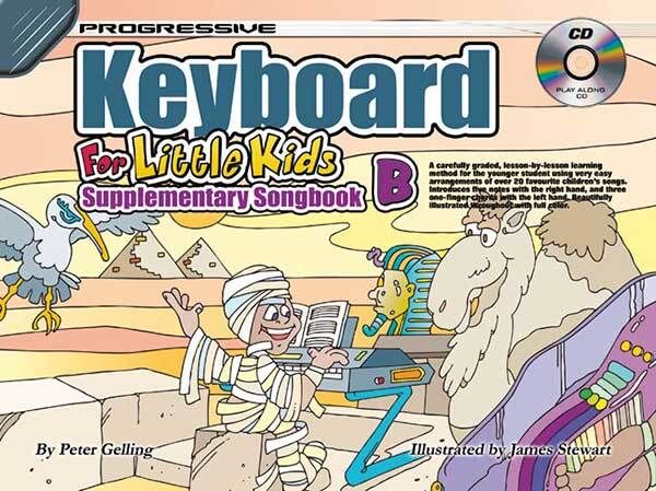 Progressive Keyboard for Little Kids Supplementary Songbook B with Book/CD