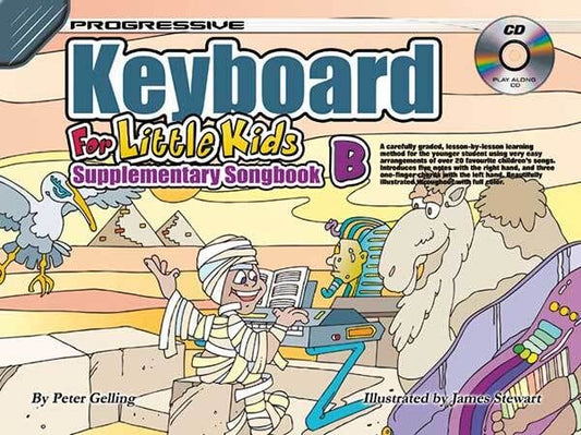 Progressive Keyboard for Little Kids Supplementary Songbook B with Book/CD