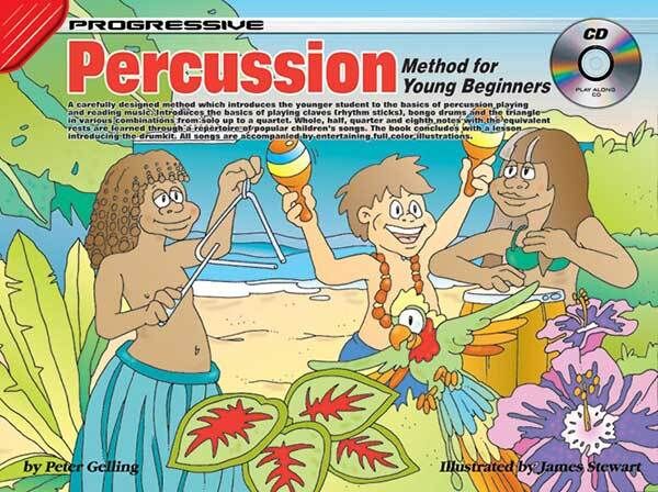 Progressive Percussion Method for Young Beginners Book with CD