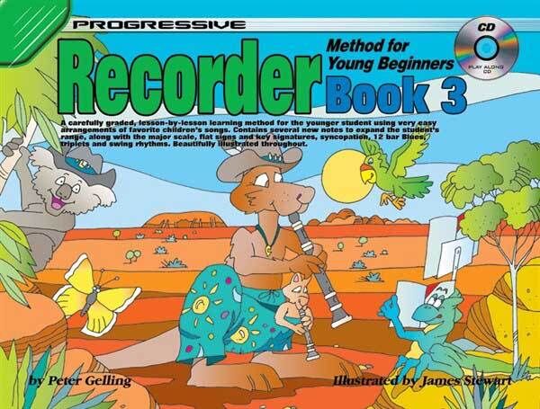 Progressive Recorder Book 3 for Young Beginners with CD