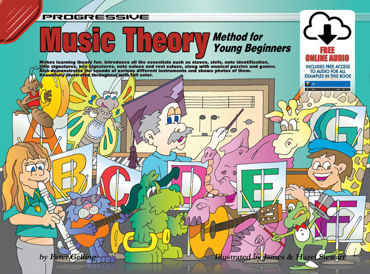 Progressive Theory Method for Young Beginners Book with Online Video & Audio Access