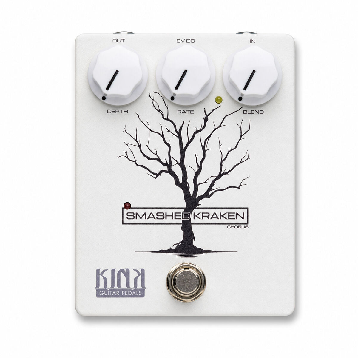 Kink Smashed Kraken Chorus Pedal - CE-2 Bare Bones Model, BBD Modulation, Blend, Rate, Depth Controls, 1590BB2 Enclosure, 9V Power Supply