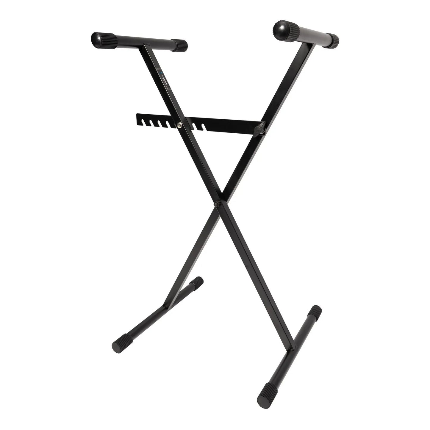 Crown KS-007 Heavy Duty X-Style Adjustable Keyboard Stand with Bar-Latch Locking System, Black