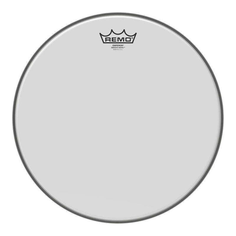 Remo Ambassador Series Smooth White Drum Head 14" - 1-ply 10-mil Film, Warm Resonance, Ideal for Batter or Resonant Applications — view 5