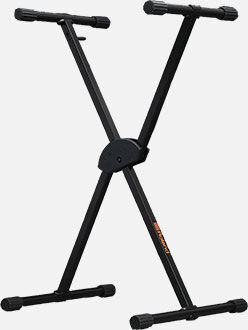 ROLAND KS-10X Keyboard Stand - X-Frame Design, Single Braced, Height Adjustable, Portable Support for Keyboards