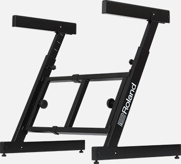 ROLAND KS-11Z Adjustable Keyboard Stand for 88-Note Pianos - Sturdy Steel Construction, Customizable Width & Height
