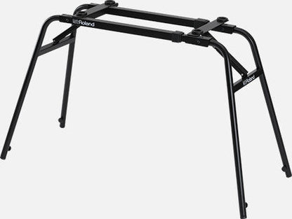 ROLAND KS-13 Keyboard Stand - Adjustable Table-Style Support for Synths & 88-Key Pianos, Angled Legs for Stability, Easy Setup
