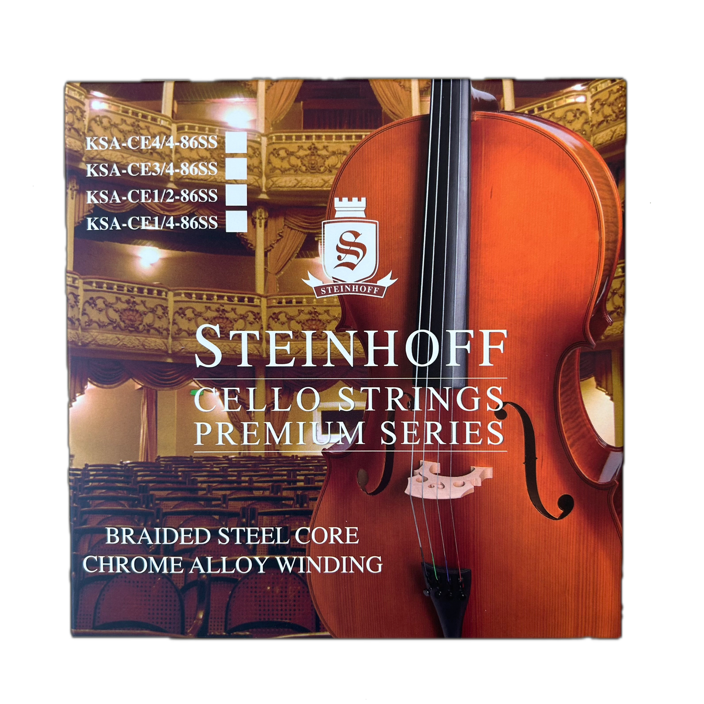 Steinhoff Premium Series Cello Strings 4/4 Size