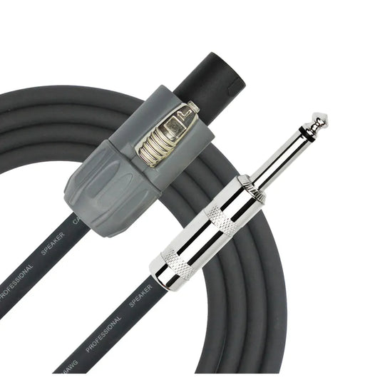 Kirlin 3ft Speakon to Jack Speaker Cable 16AWG CCAM Conductors PVC Jacket