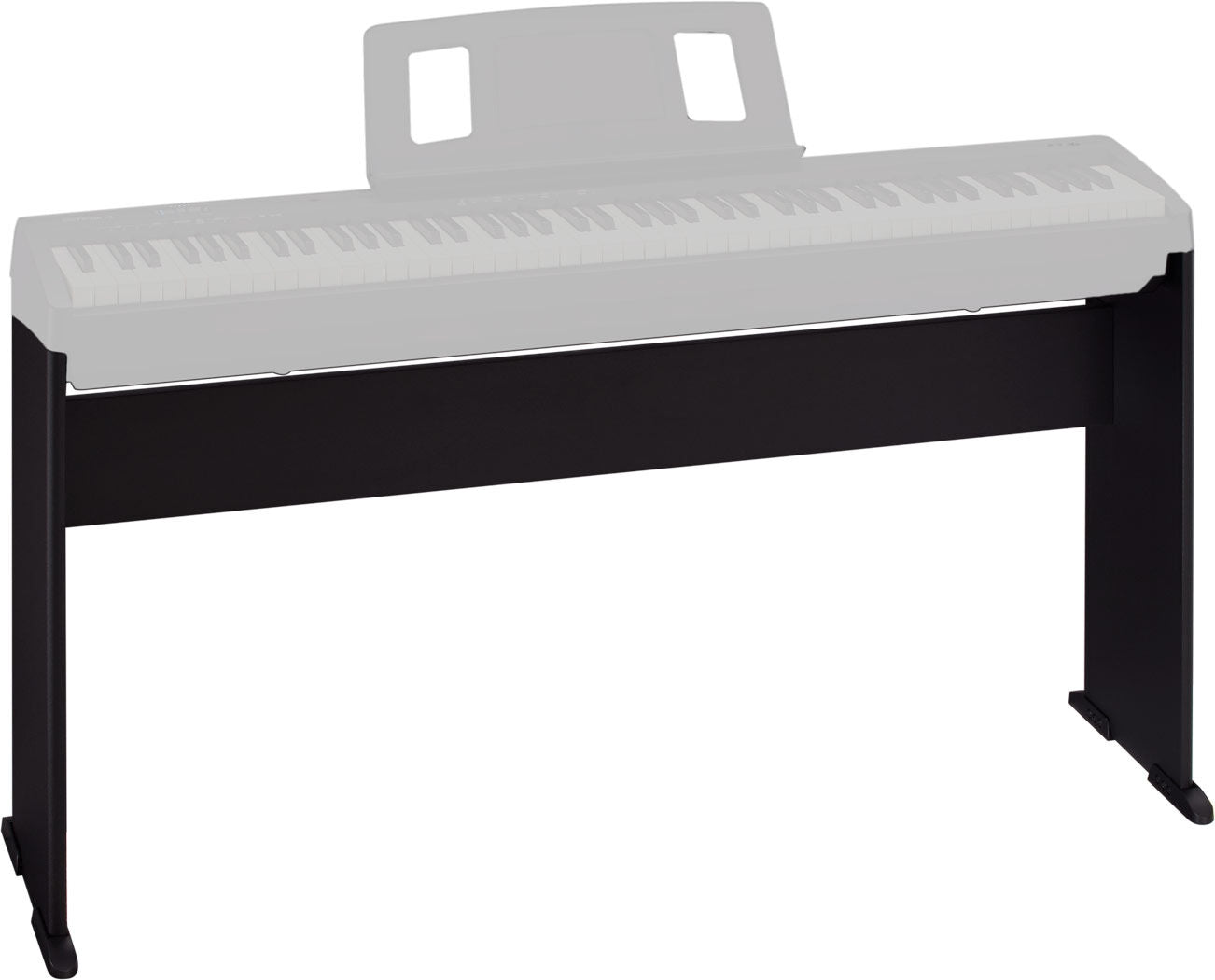 ROLAND KSCFP10 Piano Stand for FP-10 Digital Piano - Black Custom Stand — view 2