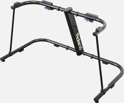 ROLAND KS-G8B Portable Stage Keyboard Stand for 88-Note Keyboards - Sturdy Steel, Sleek Black Finish, Foldable Design