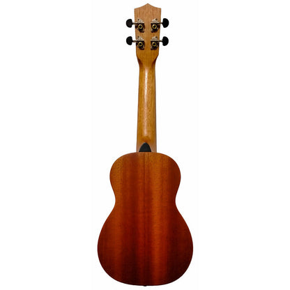 Kealoha KS-Series Soprano Ukulele, Solid Spruce Top, Mahogany Back & Sides, Satin Finish, Chrome Diecast Machineheads, Aquila Strings — view 2
