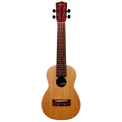 Kealoha KS-Series Soprano Ukulele, Solid Spruce Top, Mahogany Back & Sides, Satin Finish, Chrome Diecast Machineheads, Aquila Strings