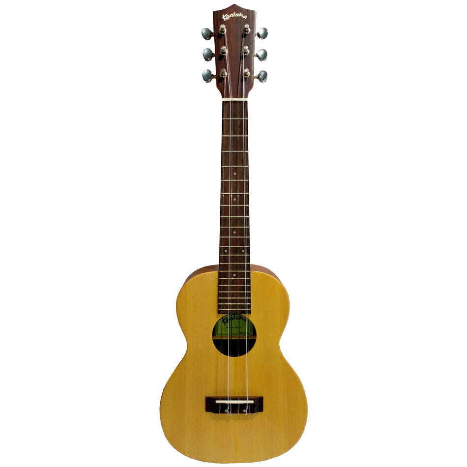 Kealoha KS-Series 6-String Tenor Ukulele with Solid Spruce Top, Mahogany Back & Sides, Natural Matt Finish