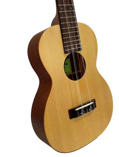 Kealoha KS-Series 6-String Tenor Ukulele with Solid Spruce Top, Mahogany Back & Sides, Natural Matt Finish — view 4