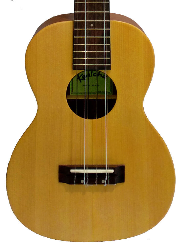 Kealoha KS-Series 6-String Tenor Ukulele with Solid Spruce Top, Mahogany Back & Sides, Natural Matt Finish — view 3