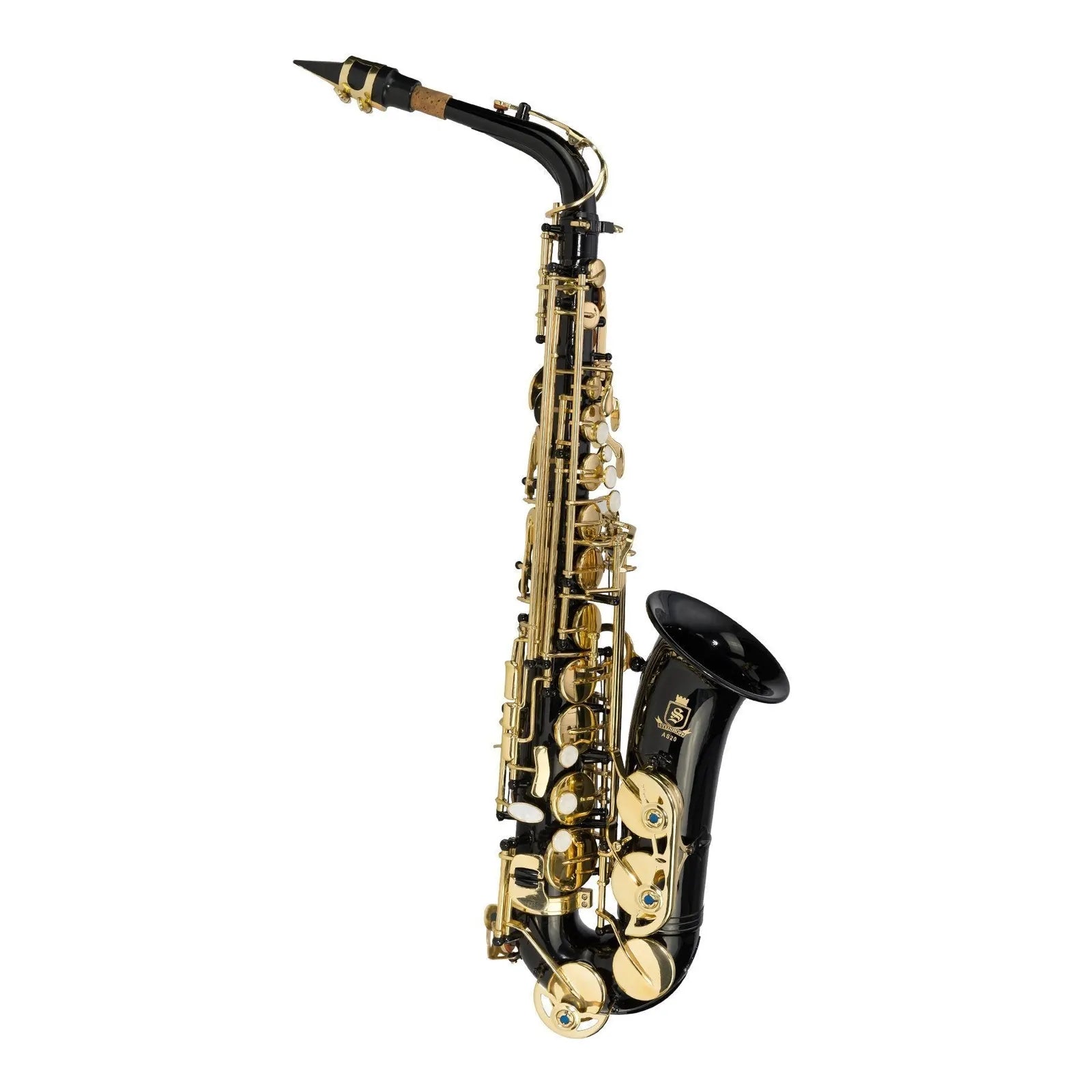 Steinhoff AS20 Intermediate Alto Saxophone Black with Case and Accessories