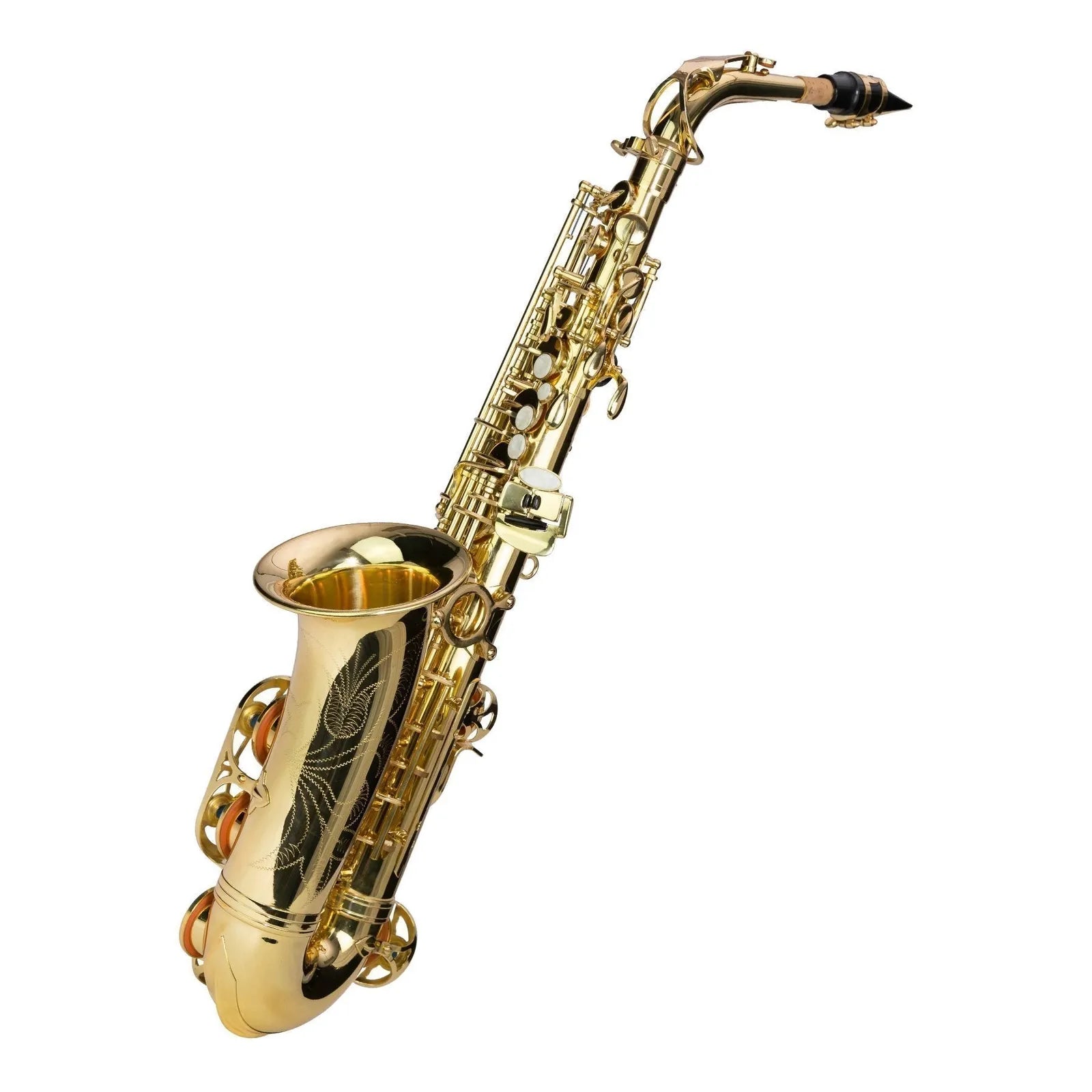 Steinhoff AS20 Intermediate Alto Saxophone Gold Lacquer with Case — view 2