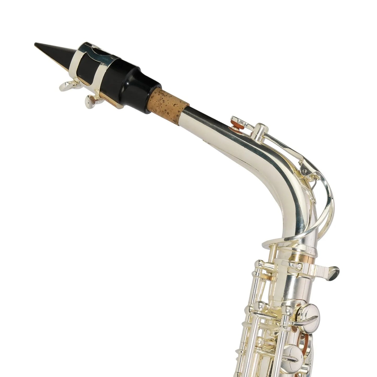 Steinhoff AS20 Intermediate Alto Saxophone Silver with Case and Accessories — view 5