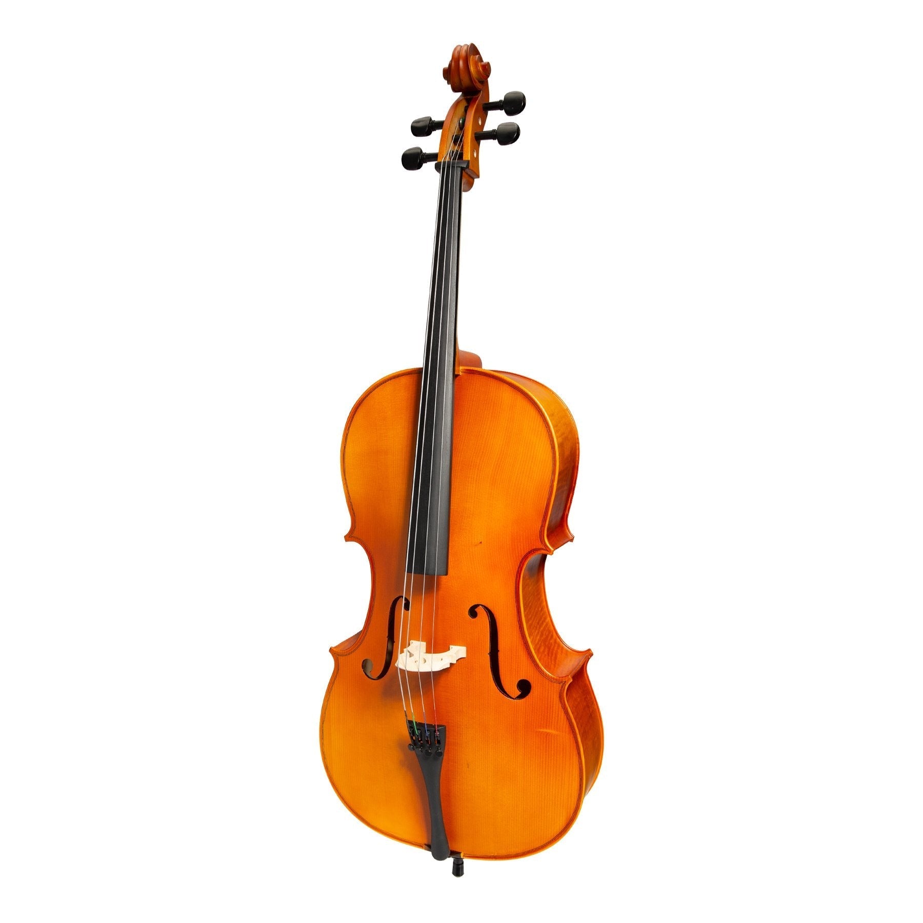 Steinhoff 1/2 Size Solid Top Student Cello Set with Case, Bow, and Rosin