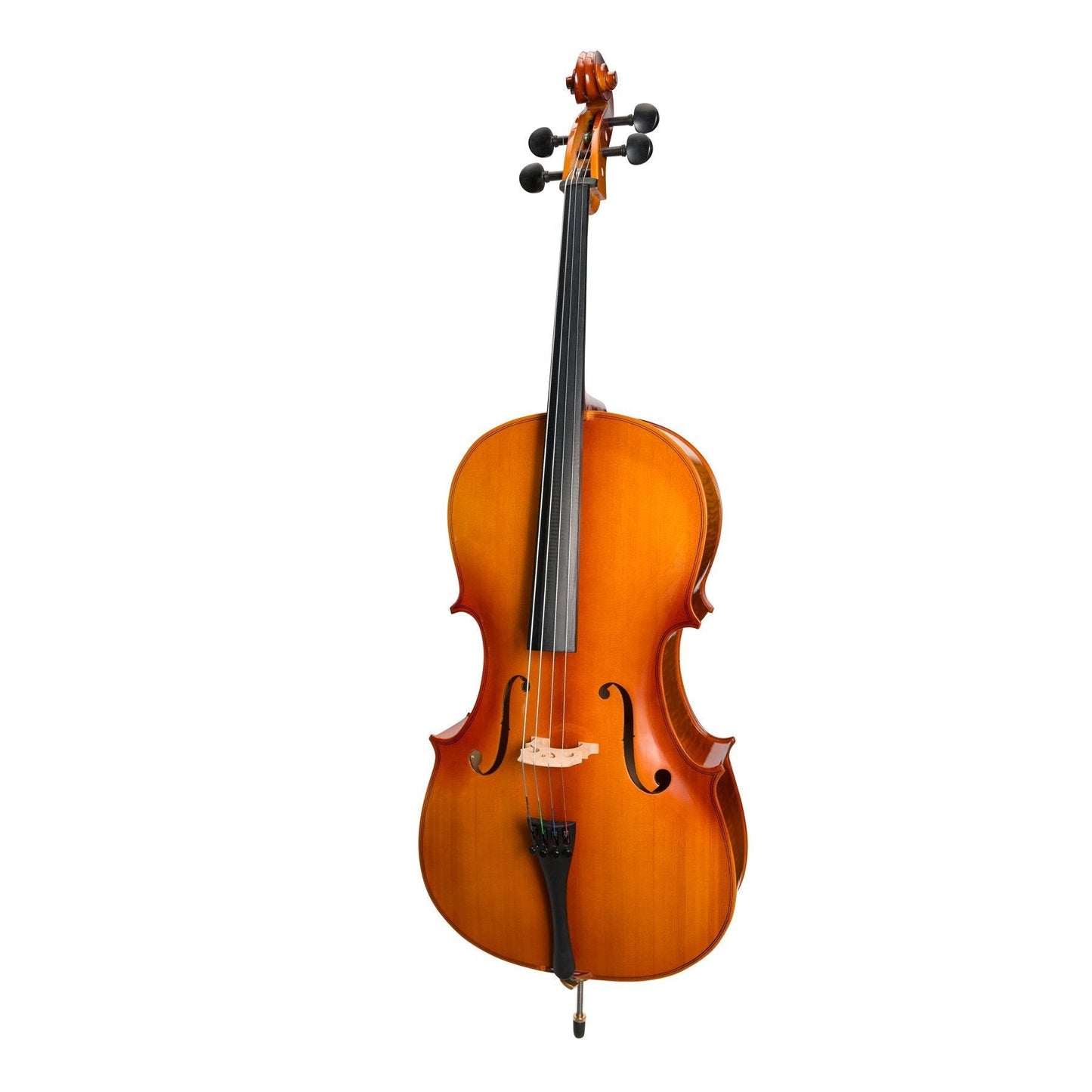 Steinhoff 1/2 Size Student Cello Set with Case, Bow, and Rosin - Natural Gloss