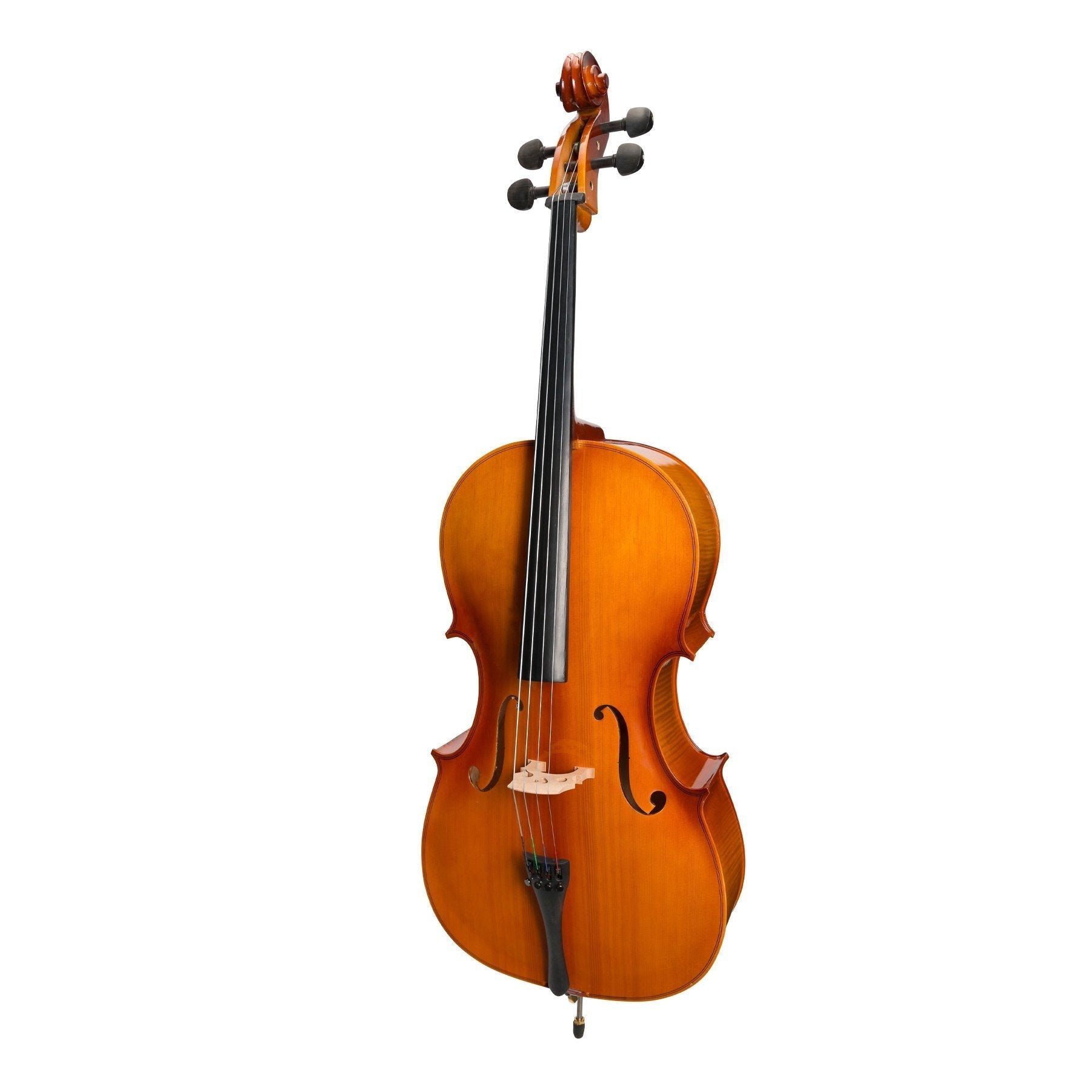 Steinhoff 3/4 Size Student Cello Set with Case, Bow & Rosin - Natural Gloss