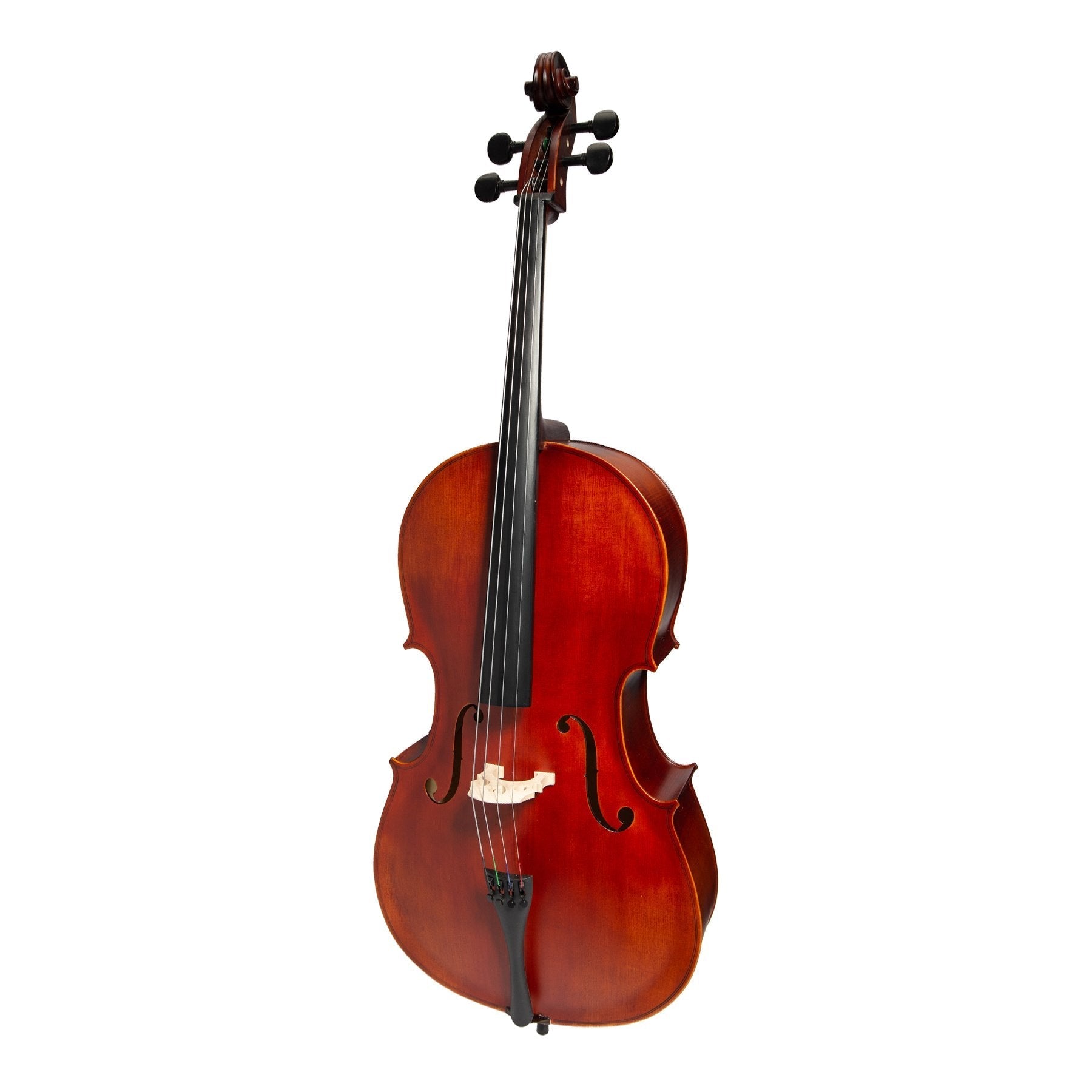 Steinhoff Full Size Student Cello Set with Case, Bow, and Rosin - Antique Finish